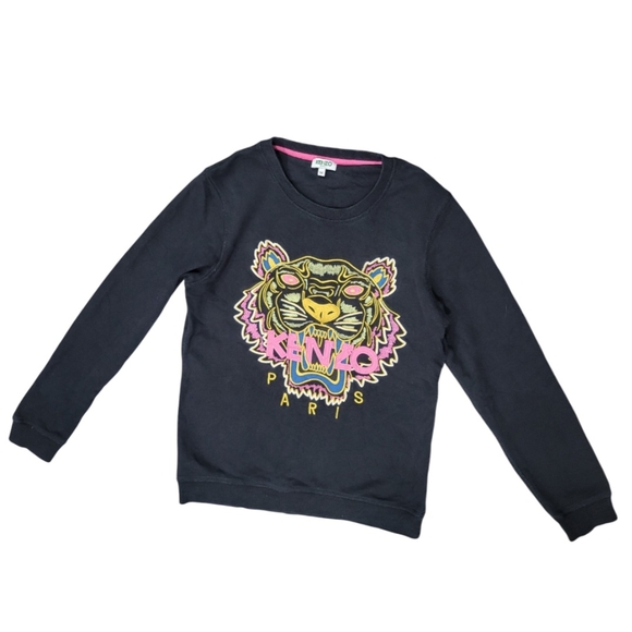 Kenzo Paris Women's Tiger Graphic Sweatshirt - Size Medium